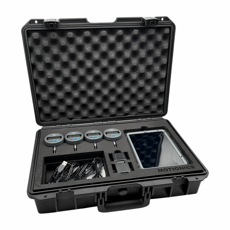 PileSense™ Custom Kit with 4x 2" BlueDials, 1x BlueAngle and iPad with Carrying Case [1004]