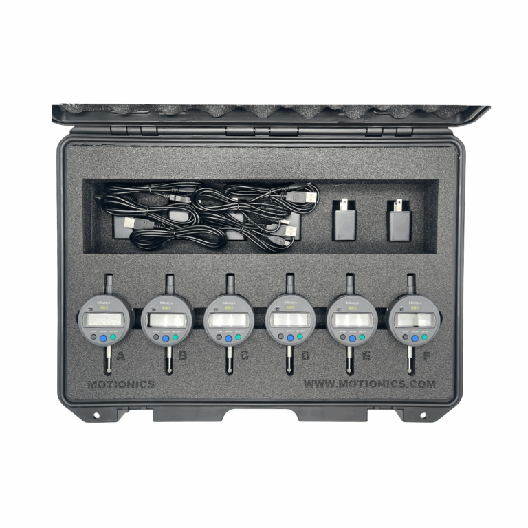 PileSense™ Custom Kit with 6x BlueDial Bluetooth Digital Dials in Custom Laser-Cut Foam [1011]