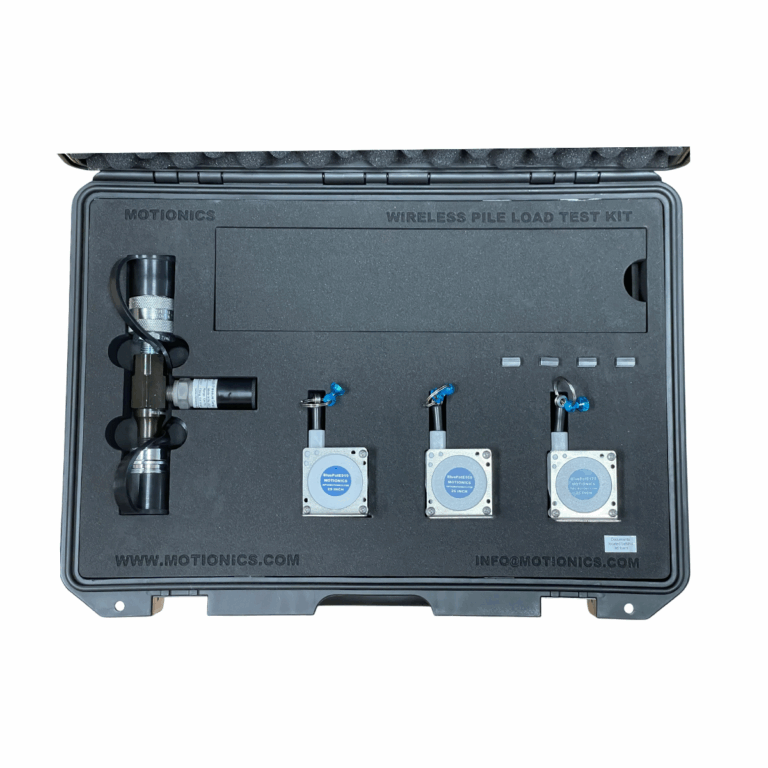 PileSense™ Custom Kit with 3x BluePot Bluetooth String Pots and 1x BluePSI Bluetooth Pressure Sensor with Quick Connect Coupling [1015]