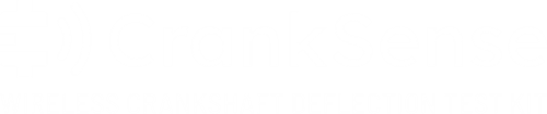 CrankSense logo – Wireless Crankshaft Deflection Test Kit by Motionics