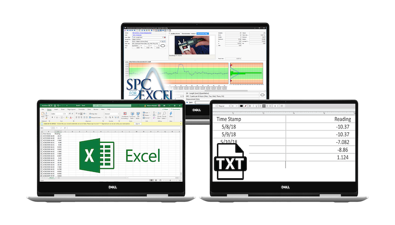 MultiGage software direct keyboard mode with input visualization
