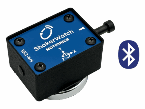 ShakerWatch Bluetooth-enabled tri-axial vibration sensor for wireless vibration analysis