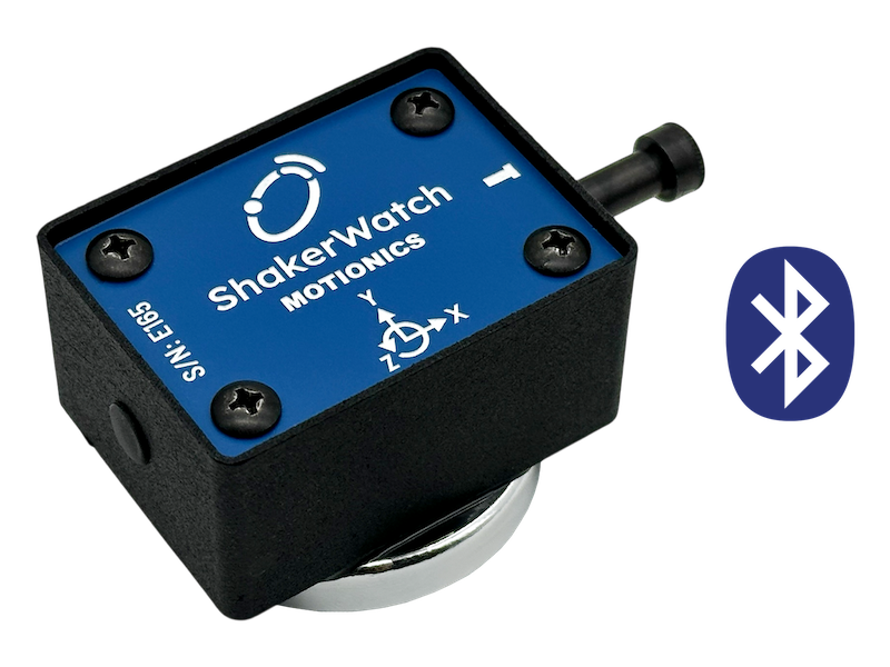 ShakerWatch Bluetooth-enabled tri-axial vibration sensor for wireless vibration analysis