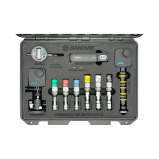 Sandvik Hands Off Testing (SHOT) Kits are fully wireless test and measurement solutions developed by Motionics for Sandvik. #SHOTkit #WirelessMeasurement #CustomApplicationKit [Ref: 1103251229]