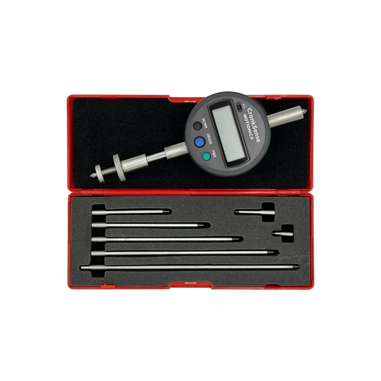 CrankSense: Wireless Crankshaft Deflection Test Kit – This CrankSense kit includes a wireless crankshaft deflection gauge and an extension rod set in a protective carrying case with custom laser-cut foam. #CrankSense #WirelessMeasurement #CustomApplicationKit [Ref: 1202251014]