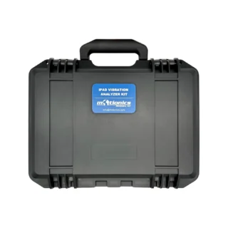 This iPad Vibration Analysis Kit includes an iPad, a Single-Axis Accelerometer and a 2-Channel DAQ box with 2-Ch simultaneous measurement in a convenient and durable carrying case. #iPadVibrationAnalyzer #VibrationMeasurement #CustomApplicationKit [Ref: 1104251009]