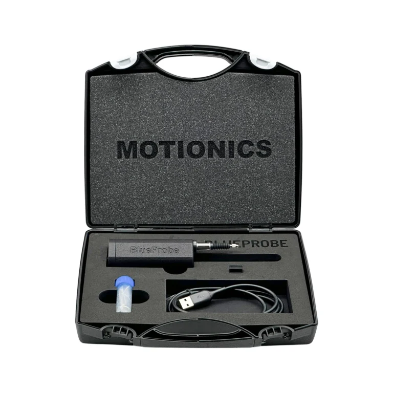 This BlueProbe Bluetooth Probe Deflection Gauge comes with 1x BlueProbe and accessories in a carrying case with custom laser-cut foam. #BlueProbe #WirelessMeasurement #CustomApplicationKit [Ref: 1203251153]