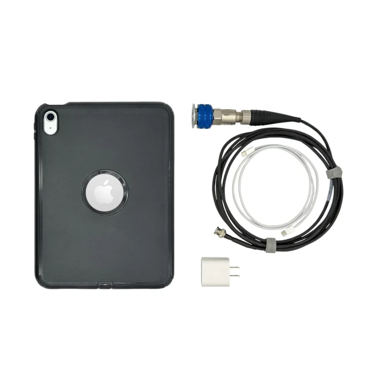 This iPad Vibration Analysis Kit includes an iPad, a Single-Axis Accelerometer and a 2-Channel DAQ box with 2-Ch simultaneous measurement in a convenient and durable carrying case. #iPadVibrationAnalyzer #VibrationMeasurement #CustomApplicationKit [Ref: 1104251009]