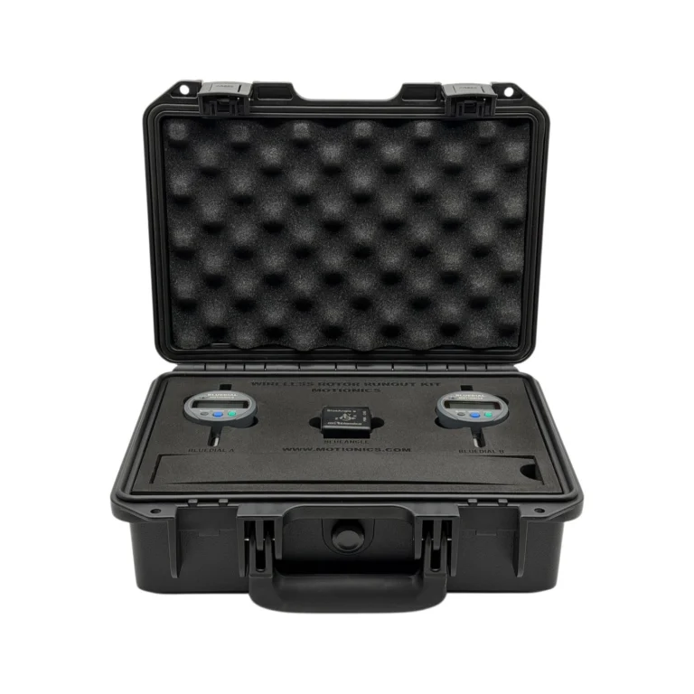 Wireless Rotor Runout Kit – This Wireless Rotor Runout Kit includes 2x BlueDial (BD10-783) Bluetooth Digital Dial Indicator and 1x BlueAngle Bluetooth Angle Sensor. #RotorRunout #WirelessMeasurement #CustomApplicationKit [Ref: 1028250416]