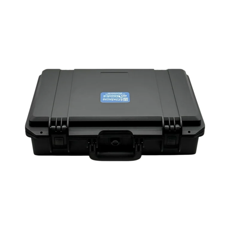 PileSense™ Wireless Load Deflection Test Kit – This PileSense™ custom kit includes 3x BluePot Bluetooth String Pots for deflection measurement and 3x MagBases in a protective carrying case with laser-cut foam. #PileSense #WirelessMeasurement #CustomApplicationKit [Ref: 1216250346]