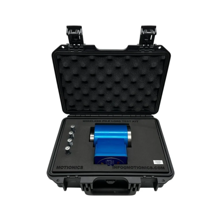 PileSense™: Wireless Load Deflection Test Kit – This PileSense™ custom kit includes 1x Wireless Tension Load Gauge in a protective carrying case with laser-cut foam. #PileSense #WirelessMeasurement #CustomApplicationKit [Ref: 1028251212]