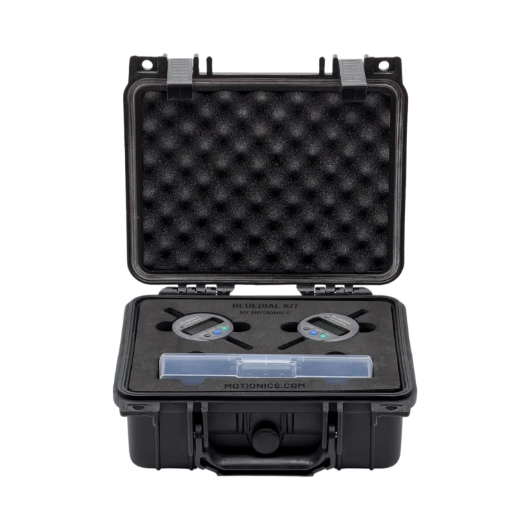 REF: 0717261209 | This custom BlueDial kit includes 2x BlueDial digital dial indicators in a protective carrying case with custom laser-cut foam. #BlueDial #WirelessMeasurement #CustomApplicationKit