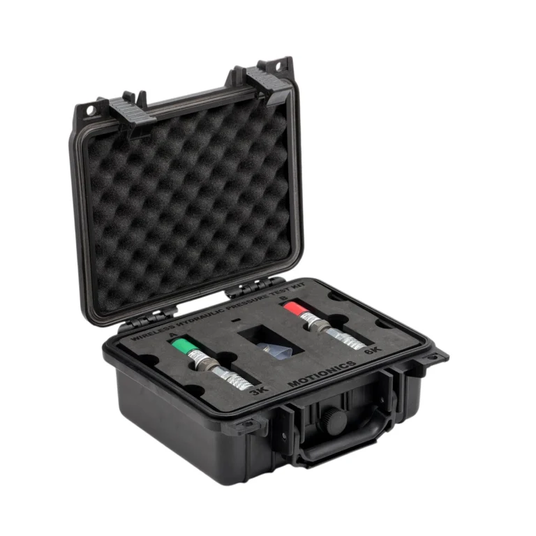 Wireless Hydraulic Pressure Test Kit – This kit includes 2x BluePSI, an EZ Coupling Adapter and magnetic holder in a protective carrying case with laser-cut foam. #WirelessHydraulicTestKit #WirelessMeasurement #CustomApplicationKit [Ref: 1119250206]