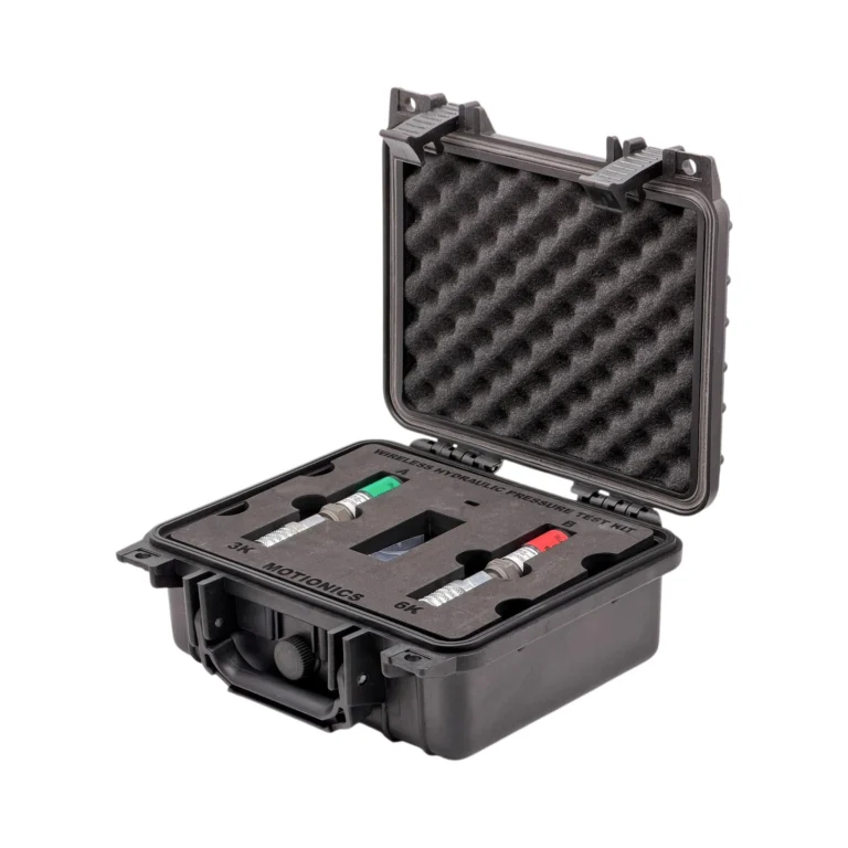 Wireless Hydraulic Pressure Test Kit – This kit includes 2x BluePSI, an EZ Coupling Adapter and magnetic holder in a protective carrying case with laser-cut foam. #WirelessHydraulicTestKit #WirelessMeasurement #CustomApplicationKit [Ref: 1119250206]