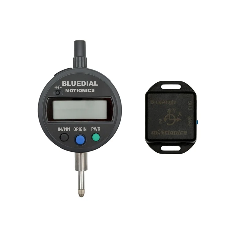 Wireless Rotor Runout Kit – This Wireless Rotor Runout Kit includes 2x BlueDial (BD10-783) Bluetooth Digital Dial Indicator and 1x BlueAngle Bluetooth Angle Sensor. #RotorRunout #WirelessMeasurement #CustomApplicationKit [Ref: 1028250416]