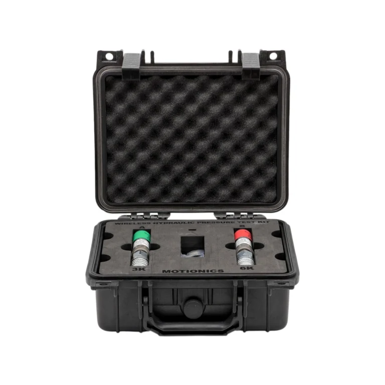 Wireless Hydraulic Pressure Test Kit – This kit includes 2x BluePSI, an EZ Coupling Adapter and magnetic holder in a protective carrying case with laser-cut foam. #WirelessHydraulicTestKit #WirelessMeasurement #CustomApplicationKit [Ref: 1119250206]