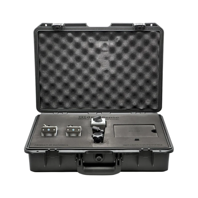 PileSense™ Wireless Load Deflection Test Kit – This PileSense™ custom kit includes 2x BluePot Bluetooth String Pots and 1x MagBase with accessories in a protective carrying case with custom laser-cut foam. #PileSense #WirelessMeasurement #CustomApplicationKit [Ref: 1203250934]