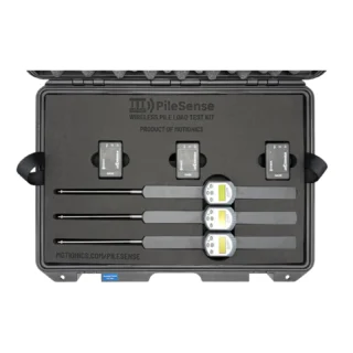 REF: 0402260357 | This custom PileSense wireless load deflection test kit includes 3x BlueDial Bluetooth Digital Dial Indicators, 3x WiMER transmitters and 3x MagBases in a protective carrying case with custom laser-cut foam. #PileSense #WirelessMeasurement #CustomApplicationKit