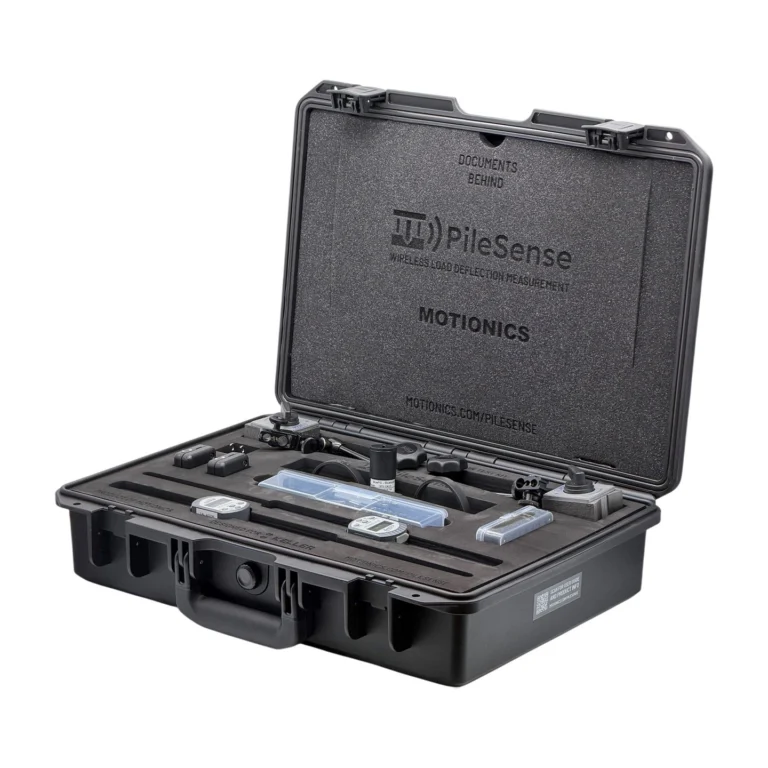 REF: 0428261205 | This PileSense wireless load deflection test kit (1/1) was designed for Keller and includes 2x BlueDial Bluetooth digital dial indicators, 2x MagBase magnetic bases, 1x BluePSI Bluetooth pressure sensor and 1x T-Adapter with 38 Coupling in a protective carrying case with custom laser-cut foam.
#PileSense #WirelessMeasurement #CustomApplicationKit