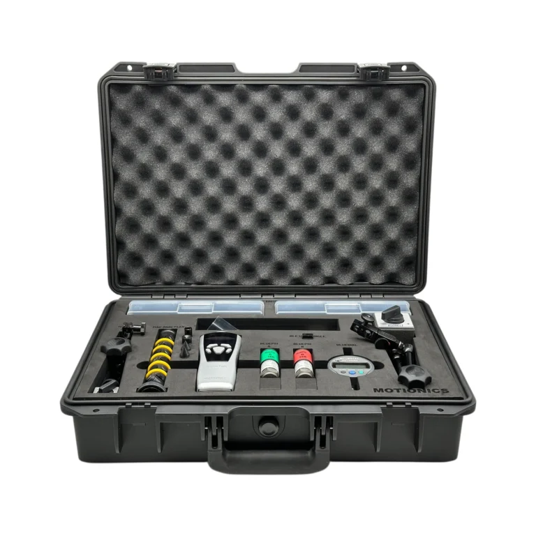 Wireless Inspection Kit – This custom kit includes 2x BluePSI Bluetooth Pressure Sensors, 1x BlueDial Bluetooth Digital Dial Indicator, 1x MagBase for BlueDial, 1x BlueTak Bluetooth Tachometer with 1x Flexible MagBase and 1x Small MagBase plus accessories. These tools are integrated into a protective carrying case with custom laser-cut foam. #WirelessInspectionKit #WirelessMeasurement #CustomApplicationKit [Ref: 1203250103]