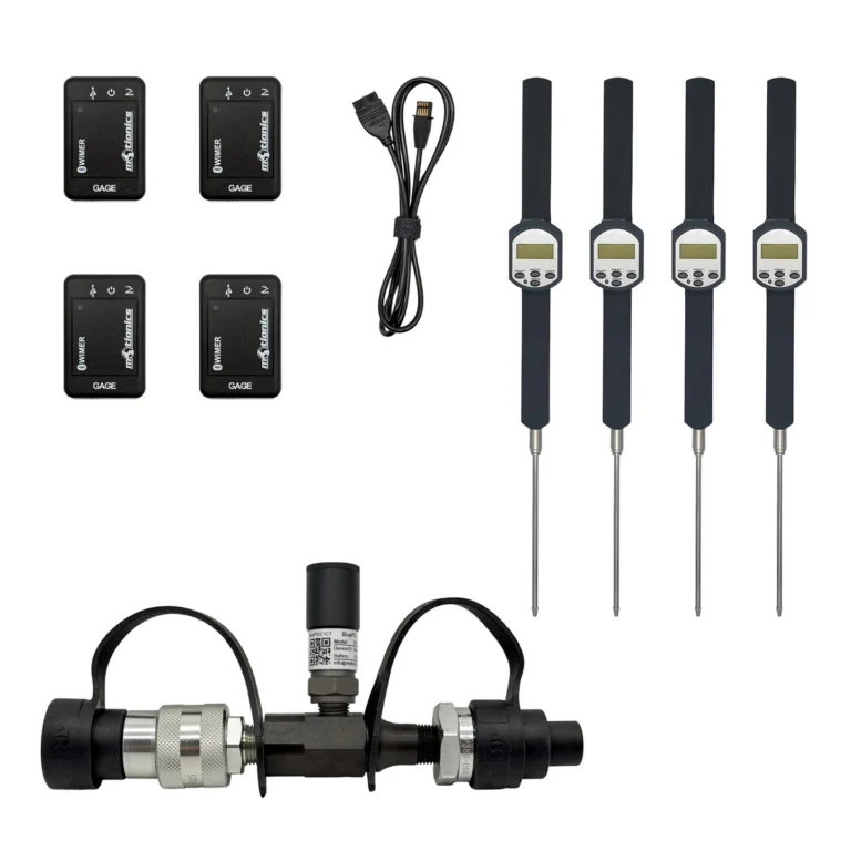 REF: 0428261206 | This PileSense wireless load deflection test kit (1/2) was designed for Keller and includes 4x BlueDial Bluetooth digital dial indicators, 4x WiMER wireless transmitters, 1x BluePSI Bluetooth pressure sensor and 1x T-Adapter with 38 Coupling in a protective carrying case with custom laser-cut foam.
#PileSense #WirelessMeasurement #CustomApplicationKit