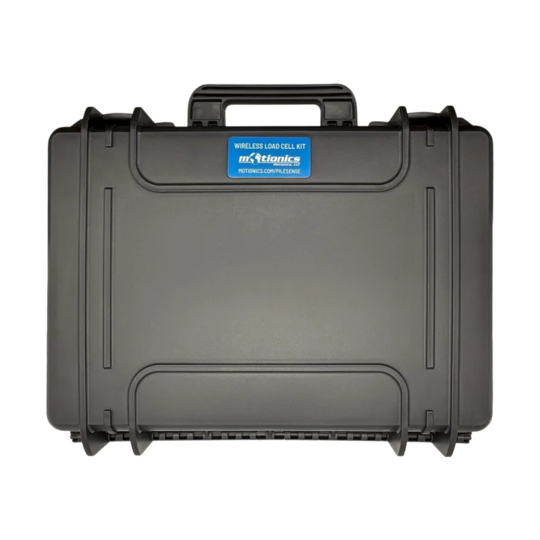 This custom Wireless Load Cell Kit includes 1x Wireless Tension Load Cell, 1x Wireless Compression Load Cell and batteries in a protective carrying case with custom laser-cut foam. #WirelessLoadGauge #PileSense #WirelessMeasurement #CustomApplicationKit [Ref: 1216250417]