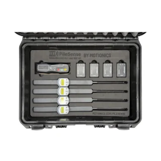 PileSense™: Wireless Load Deflection Test Kit – This custom PileSense™ kit includes 4x BlueDial Bluetooth Dial Indicators, 4x WiMER Wireless Transmitters and 1x Wireless Digital 2-Axis Level and 1x iPad in protective case. All items are secured in a protective carrying case with custom laser-cut foam. #PileSense #WirelessMeasurement #CustomApplicationKit [Ref: 0320260137]