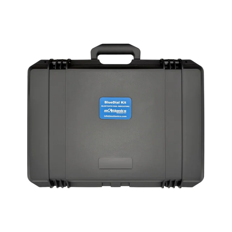 REF: 0618261212 | This custom BlueDial kit includes 2x BlueDial Bluetooth digital dial indicators with a USB hub and 50ft USB extension cable in a protective carrying case with custom laser-cut foam. #BlueDial #WirelessMeasurement #CustomApplicationKit