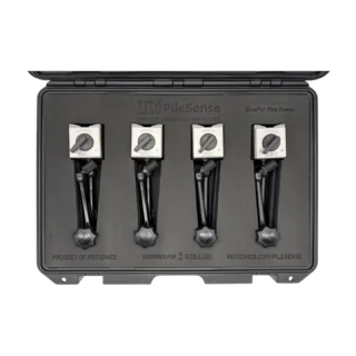REF: 0403260131 | This PileSense wireless load deflection test kit (1/2) was designed for Keller and includes 4x MagBases in a protective carrying case with custom laser-cut foam.
#PileSense #WirelessMeasurement #CustomApplicationKit