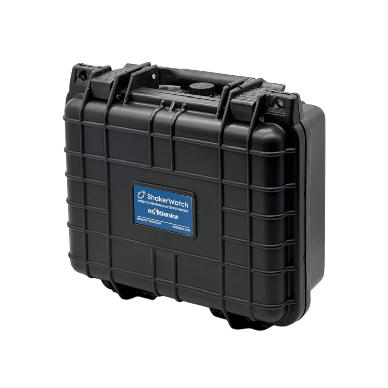 ShakerWatch: Wireless Vibration Analyzer for Shakers – This ShakerWatch Kit comes with 1x ShakerWatch Triaxial Accelerometer, 1x iPad mini and accessories. #ShakerWatch #VibrationAnalysis #CustomApplicationKit [Ref: 1029250317]