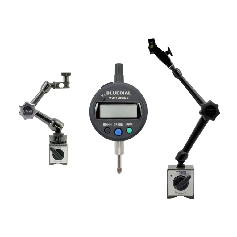 BlueDial Kit: Bluetooth Digital Dial Indicators – This custom BlueDial Kit includes 4x BlueDials, 4x Large MagBases, 2x Small MagBases + Accessories in a 40" Protective Carrying Case with Laser-Cut Foam. #BlueDial #WirelessMeasurement #CustomApplicationKit [Ref: 1029251302]