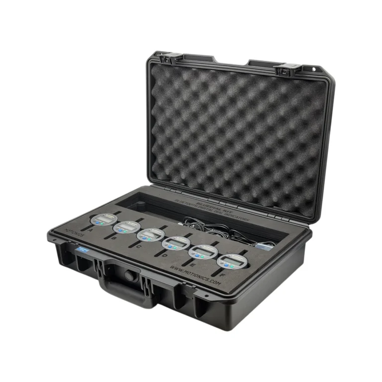 BlueDial Kit: Bluetooth Digital Dial Indicators – This custom BlueDial Kit includes 6x BlueDial Bluetooth Digital Dial Indicators and accessories in a protective carrying case with laser-cut foam. #BlueDial #WirelessMeasurement #CustomApplicationKit [Ref: 1028250218]