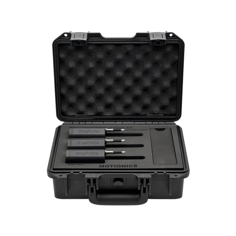 BlueProbe Bluetooth Probe Deflection Gauge Kit – This BlueProbe Kit includes 3x BlueProbe Bluetooth Probe Deflection Gauges and accessories. #BlueProbe #WirelessMeasurement #CustomApplicationKit [Ref: 1030250140]