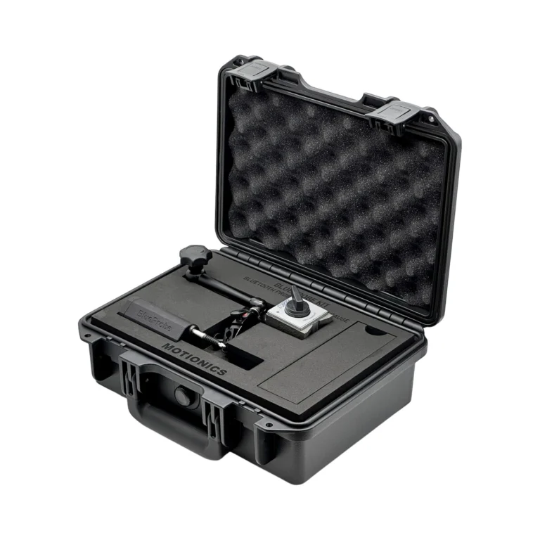 BlueProbe Bluetooth Probe Deflection Gauge – This BlueProbe kit includes 1x BlueProbe Bluetooth Probe Deflection Gauge and 1x MagBase in a protective carrying case with custom laser-cut foam. #BlueProbe #WirelessMeasurement #CustomApplicationKit [Ref: 1203251118]