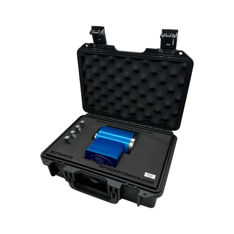 PileSense™: Wireless Load Deflection Test Kit – This PileSense™ custom kit includes 1x Wireless Tension Load Gauge in a protective carrying case with laser-cut foam. #PileSense #WirelessMeasurement #CustomApplicationKit [Ref: 1028251212]
