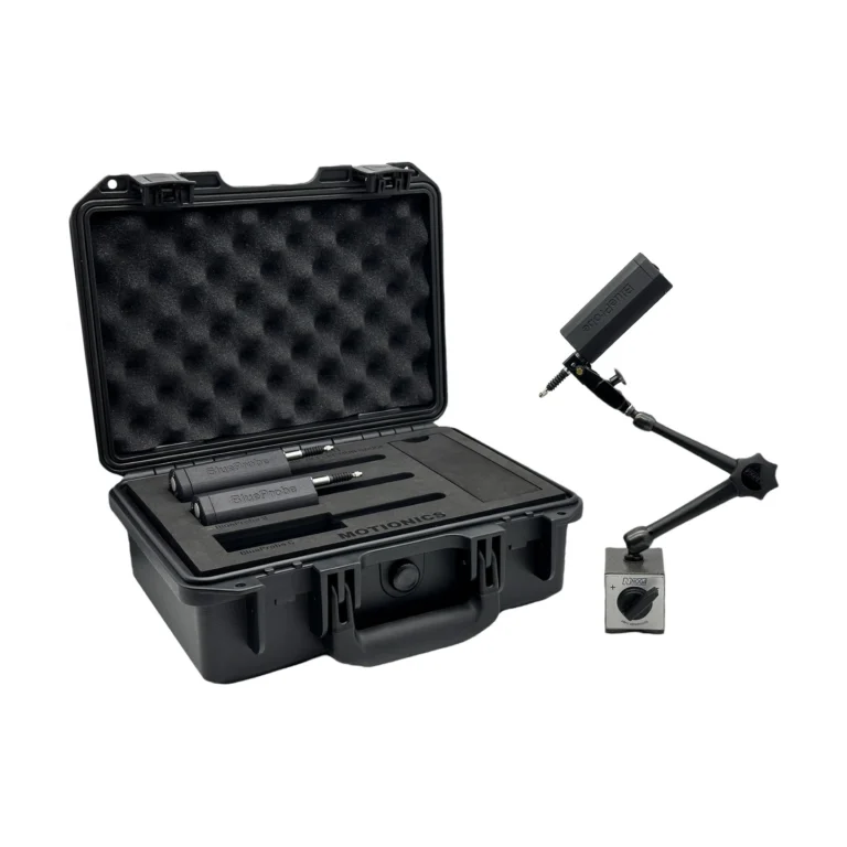 BlueProbe Bluetooth Probe Deflection Gauge Kit – This BlueProbe Kit includes 3x BlueProbe Bluetooth Probe Deflection Gauges and accessories. #BlueProbe #WirelessMeasurement #CustomApplicationKit [Ref: 1030250140]