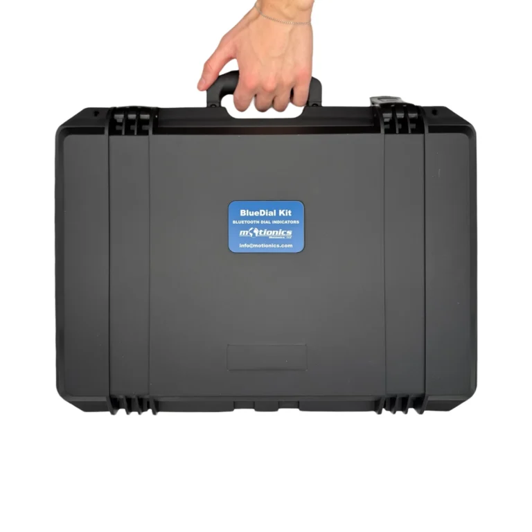BlueDial Kit: Bluetooth Digital Dial Indicators – This custom BlueDial Kit includes 6x BlueDial Bluetooth Digital Dial Indicators and accessories in a protective carrying case with laser-cut foam. #BlueDial #WirelessMeasurement #CustomApplicationKit [Ref: 1028250218]
