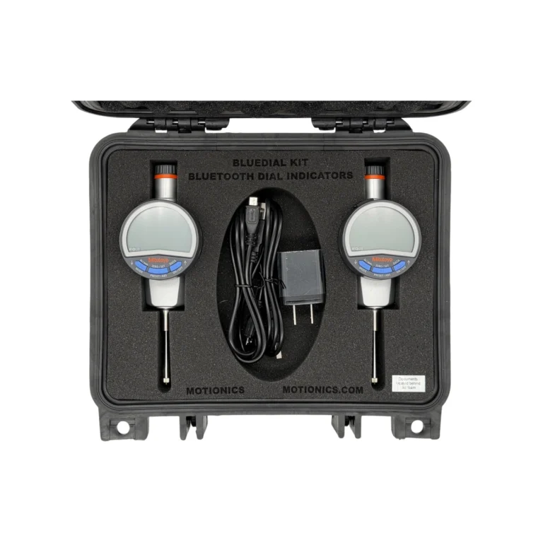 REF: 0427260109 | This custom BlueDial kit includes 2x BlueDial 1" digital dial indicators in a protective carrying case with custom laser-cut foam. #BlueDial #WirelessMeasurement #CustomApplicationKit