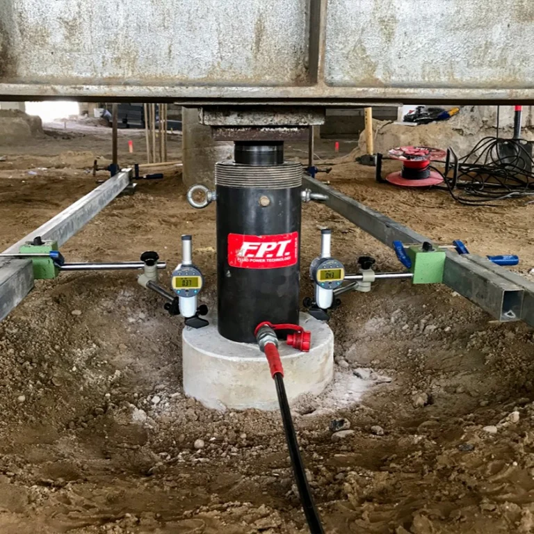 PileSense™: Wireless Static Pile Load Test Kit – PileSense™ is a fully wireless, modular, and customizable solution for performing static pile load tests with more precision and accuracy. The kit includes Bluetooth sensors that connect to our software, enabling real-time wireless monitoring and recording of pile load tests.

Configure your setup by choosing from a selection of wireless gauges and devices, including BlueDial Bluetooth dial indicators, BluePSI pressure sensors, and Bluetooth load gauges.

All PileSense™ sensors sync seamlessly with our easy-to-use PileSense iPad app or MultiGage PC software, delivering synchronized real-time data updates for more accurate analysis.

The PileSense™ system supports multiple dial indicators (up to 6 on iPad, and even more on Windows), making it scalable for anything from small-scale testing to large, multi-point measurements. For remote monitoring, our optional MultiGage Cloud platform allows you to view and share live test data from anywhere in the world. #PileSense #InTheField [Ref: 1026251237]