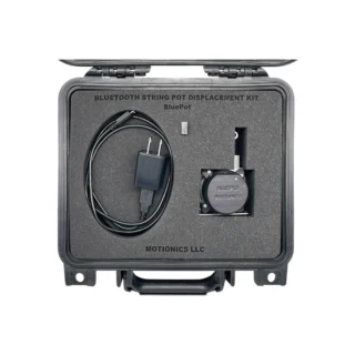 This BluePot Kit includes 1x BluePot Bluetooth String Pot and charging accessories in a protective carrying case with custom laser-cut foam. #BluePot #WirelessMeasurement #CustomApplicationKit [Ref: 1125251225]