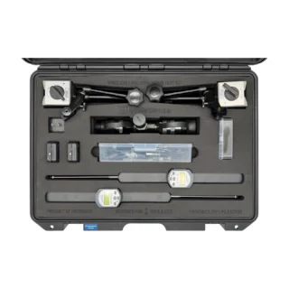 REF: 0428261205 | This PileSense wireless load deflection test kit (1/1) was designed for Keller and includes 2x BlueDial Bluetooth digital dial indicators, 2x MagBase magnetic bases, 1x BluePSI Bluetooth pressure sensor and 1x T-Adapter with 38 Coupling in a protective carrying case with custom laser-cut foam.
#PileSense #WirelessMeasurement #CustomApplicationKit