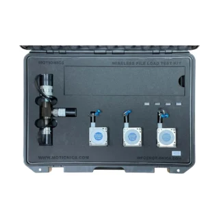 PileSense™ Wireless Load Deflection Test Kit – This Custom PileSense™ Kit includes 3x BluePot Bluetooth String Pot and 1x BluePSI Bluetooth Pressure Sensor in a protective carrying case with custom laser-cut foam. #PileSense #WirelessMeasurement #CustomApplicationKit [Ref: 1125251227]