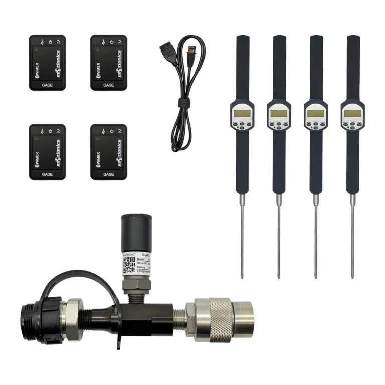 REF: 0424261100 | This custom PileSense wireless load deflection test kit includes 4x BlueDial 4" digital dial indicators, 4x WiMER wireless transmitters, 1x BluePSI Bluetooth pressure sensor and T-Adapter with 38 coupler set. Kit secured in a protective carrying case with custom laser-cut foam.
#PileSense #WirelessMeasurement #CustomApplicationKit