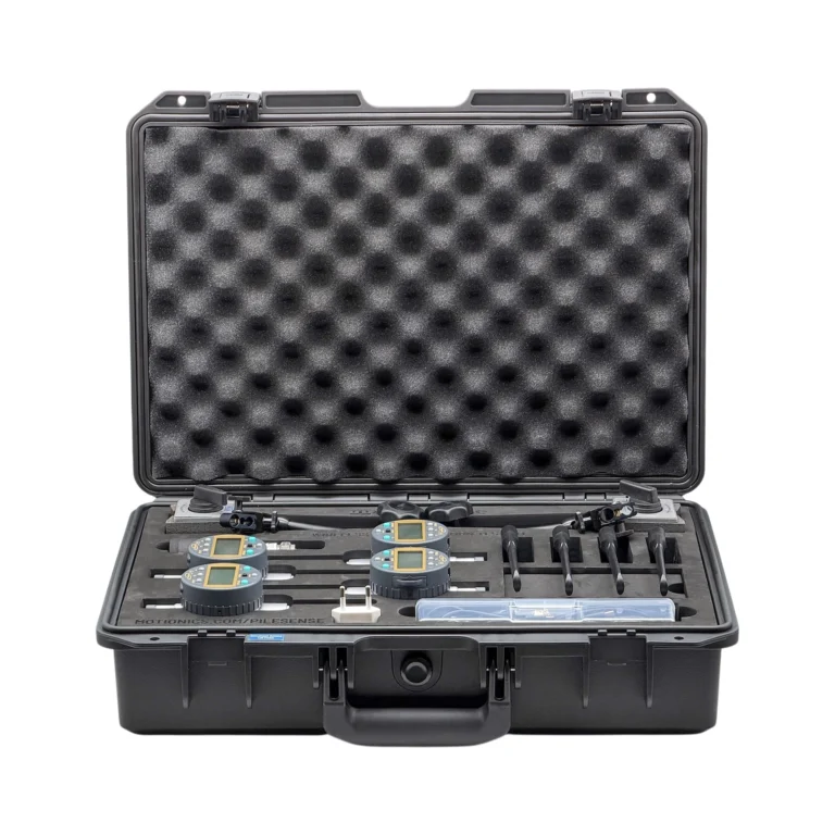 REF: 0512260454 | This PileSense wireless load deflection test kit includes 4x BlueDial 1 inch Bluetooth digital dial indicators, 4x WiMER 1+ long range wireless transmitters, 1x BluePSI B Bluetooth pressure sensor and 2x MagBases in a protective carrying case with custom laser-cut foam.
#PileSense #WirelessMeasurement #CustomApplicationKit