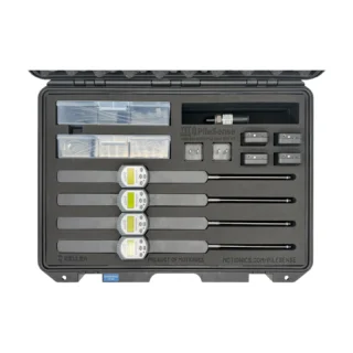 PileSense™ Wireless Load Deflection Test Kit – This Standard PileSense™ Kit (WPLK-10K-44) includes 4x BlueDial Bluetooth Dial Indicators, 4x WiMER1 and 1x BluePSI in a protective carrying case with laser-cut foam. #PileSense #WirelessMeasurement #CustomApplicationKit [Ref: 0102261002]
