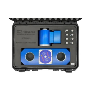 REF: 0401260440 | This custom PileSense kit includes 1x BlueForce Wireless Tension Load Cell, 1x BlueForce Wireless Compression Load Cell and batteries in a protective carrying case with custom laser-cut foam. #WirelessLoadGauge #PileSense #WirelessMeasurement #CustomApplicationKit