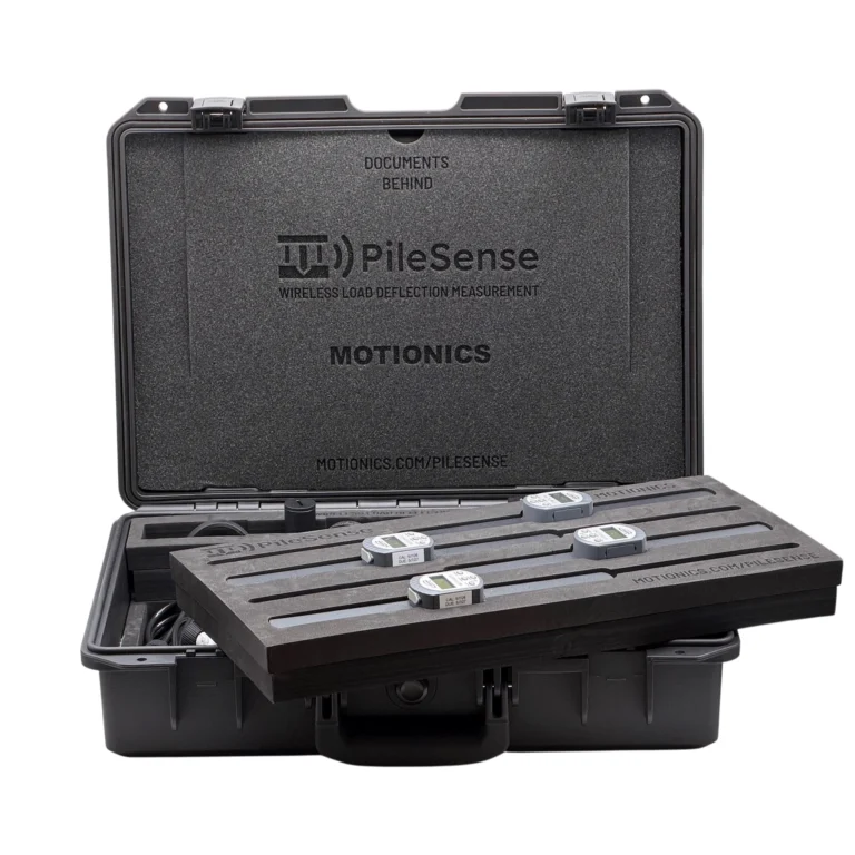REF: 0507260242 | This PileSense wireless load deflection test kit includes 4x BlueDial Bluetooth digital dial indicators, 4x WiMER wireless transmitters, 1x BluePSI Bluetooth pressure sensor and 1x T-Adapter with 38 Coupling and 1x iPad in a protective carrying case with custom laser-cut foam.
#PileSense #WirelessMeasurement #CustomApplicationKit