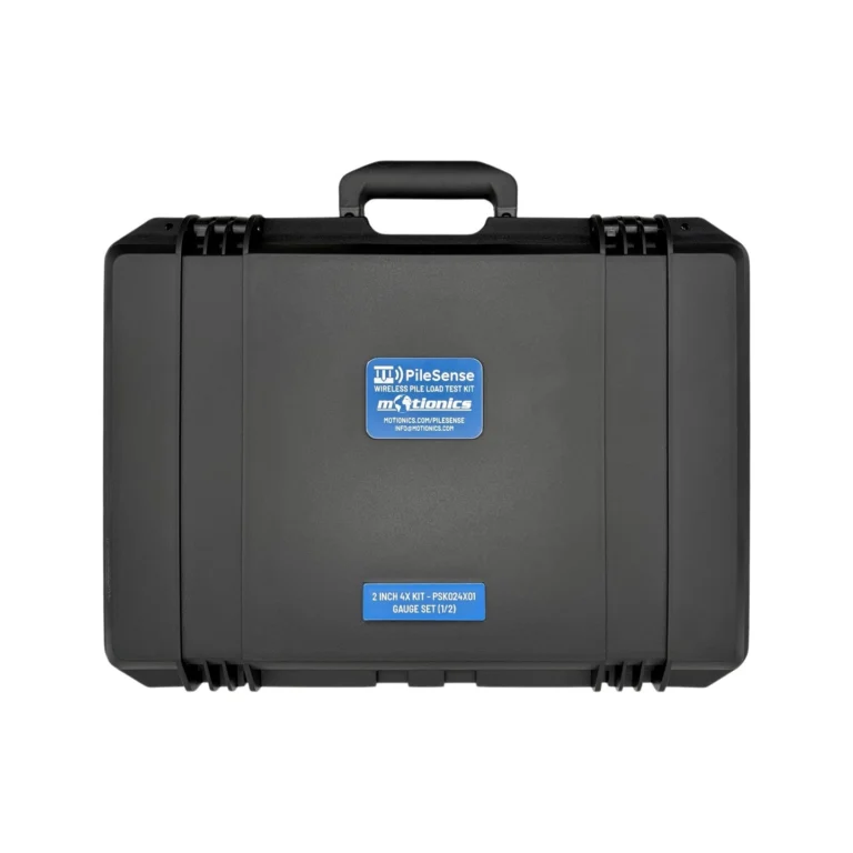 REF: 0428261204 | This PileSense wireless load deflection test kit (1/2) was designed for Keller and includes 4x BlueDial Bluetooth digital dial indicators, 1x BluePSI Bluetooth pressure sensor and 1x T-Adapter with 38 Coupling in a protective carrying case with custom laser-cut foam.
#PileSense #WirelessMeasurement #CustomApplicationKit