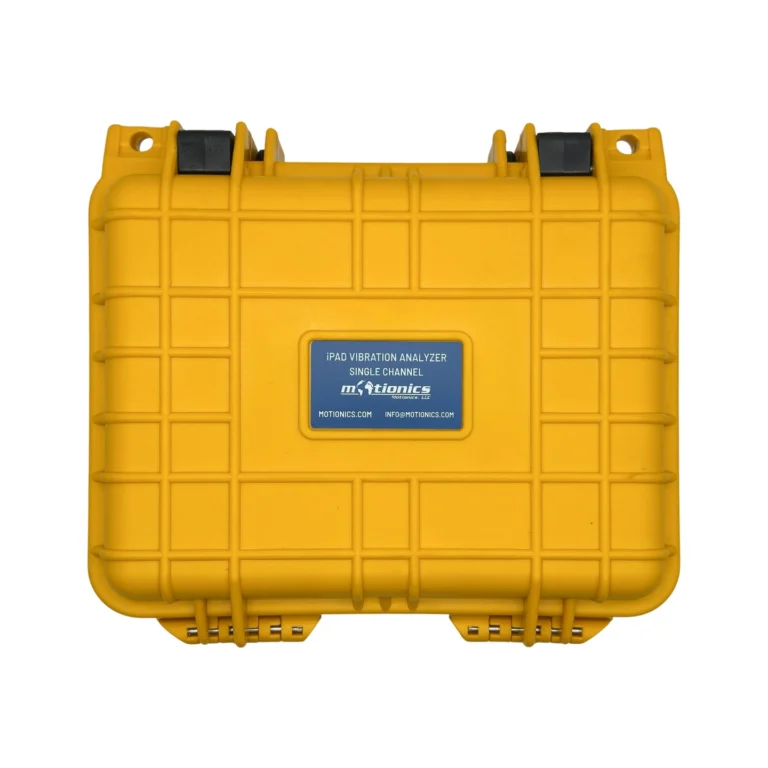This Single Channel Vibration Analyzer Kit includes an advanced digital accelerometer with USB adapters in a durable protective carrying case. #iPadVibrationAnalyzer #VibrationMeasurement #CustomApplicationKit [Ref: 1203250925]