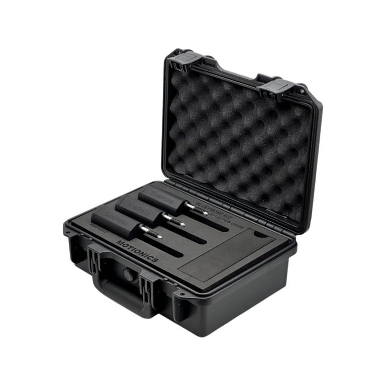 BlueProbe Bluetooth Probe Deflection Gauge Kit – This BlueProbe Kit includes 3x BlueProbe Bluetooth Probe Deflection Gauges and accessories. #BlueProbe #WirelessMeasurement #CustomApplicationKit [Ref: 1030250140]